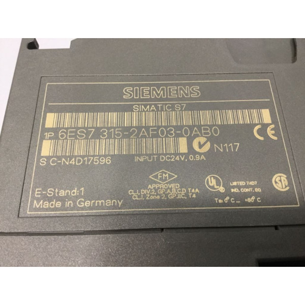 SIEMENS  6ES7315-2AF03-0AB0